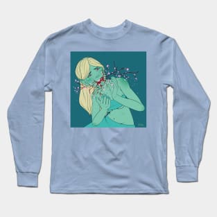 Hanahaki Blossoms Long Sleeve T-Shirt